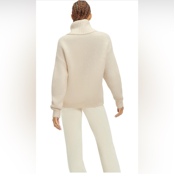 UGG Women's Lylah Rollneck Sweater in Cream |Size Large| - Picture 2 of 5